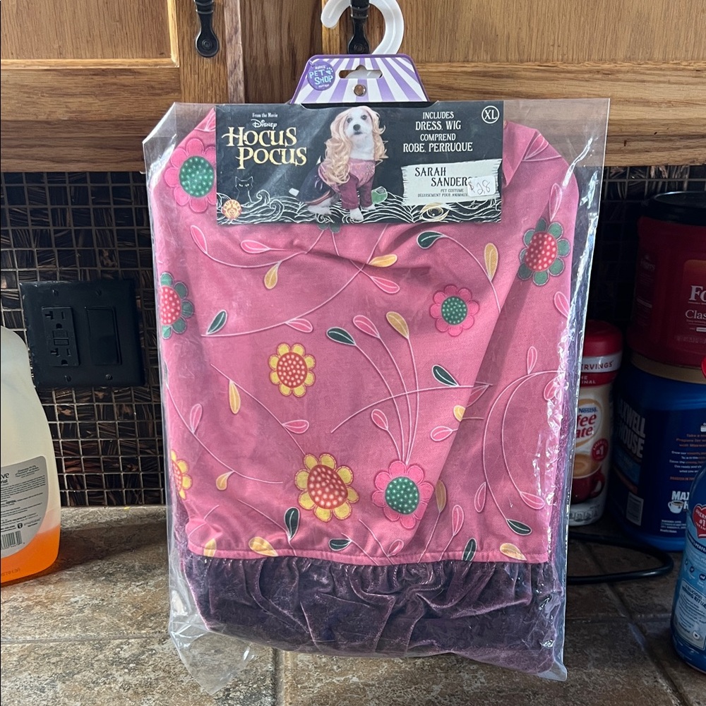Rubie's Pink and Purple Floral Dog Costume